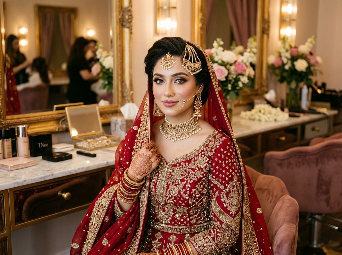 Pakistani Bridal Makeup at Glam By Sahrish